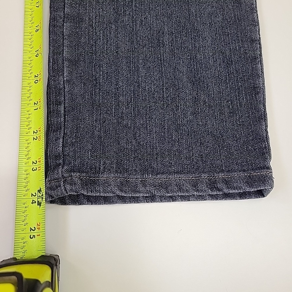 Gloria Vanderbilt Amanda Med Rise Crop Jeans Women Size 8 Blue Straight Crop Den - Picture 7 of 16